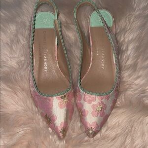 Chinese Laundry Pink Floral Flats